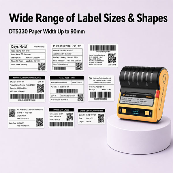 DT5330 Portable Thermal Transfer Label Printer - Image 3