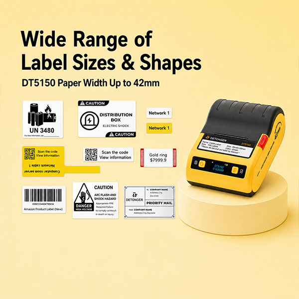 DT5150 Series Portable Thermal Transfer Label Printer - Image 3